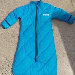 Blue Kids Puffer Coat
